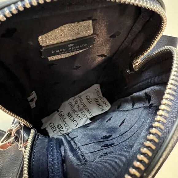 Kate Spade Rosie Cherry Embroidered Denim Phone Crossbody - Picture 8 of 9